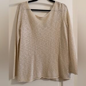 Zara Beige Knit Top